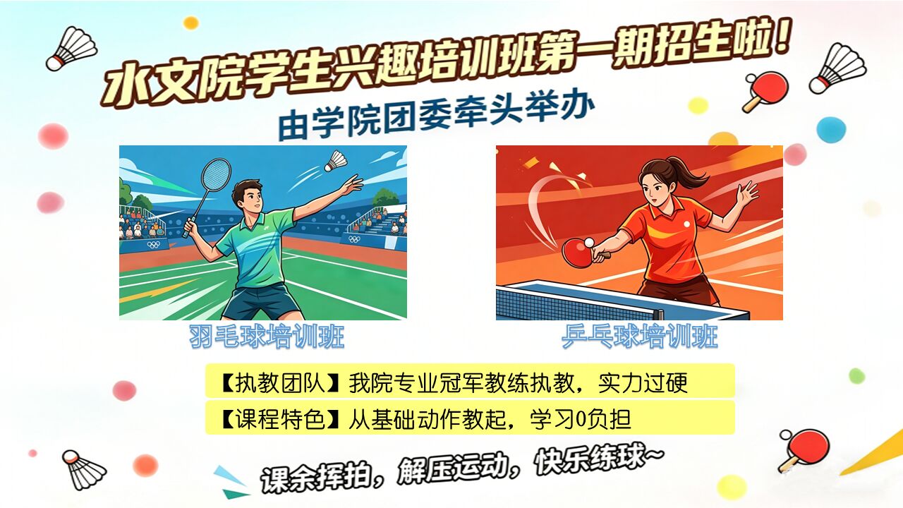 水文院学生兴趣培训班第一期